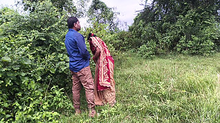 Odia Village House Wife Hard - Core Fuck with Her Boyfriend in Forest, Odia Wife Sex in Outdoor Forest