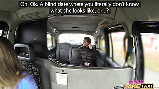 Blowjob sex with glamorous Tony De Sergio and Ava Austen from Female Fake Taxi