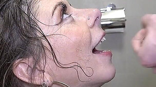 Fantom Ep. 17 - Alice Maze: Xmas Special, toilet Head Dunking and Facial - Side Angle