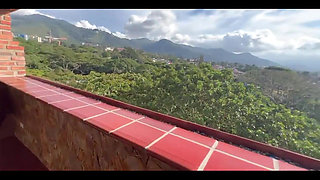 I Fuck My Wife's Stepdaughter at Home While She's Not Home, I Cum in Her Mouth. Homemade Mexican