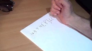 Teacher Femdom Punishment: Jerking Off To Her Feet Gets Him Whipped & Shocked