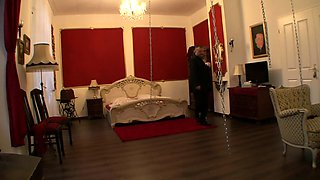 Slaves getting punished in chains