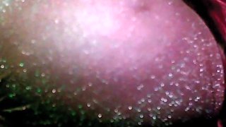 Slutty amateur flashing her big boobs in the backseat