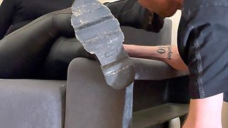 First Boot Licking