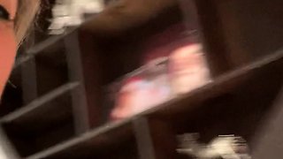 Big Boobed Blonde Masturbates With A Dildo In The Bathroom