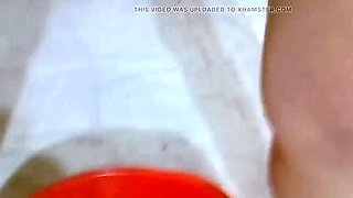Webreginetta 2023 Pees Standing in Tight Pantyhose