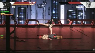 Street Fighter Hentai Fuck - Rough Anal & Creampie with Brunette