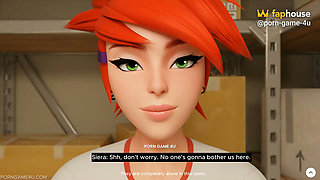 Storage Room Encounter: Siera's Tight Leggings Thighjob - Mansion Days - Part 4 - Brim - by Porn Game 4u