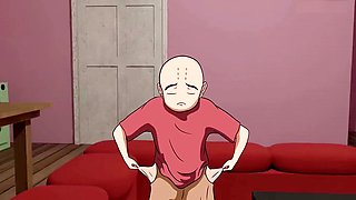Anime cartoon, hot animated, training