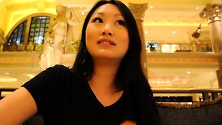 Beautiful Asian teen fucking in POV sex vid
