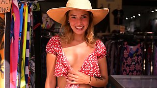 Small titted babe Monica Sweet in