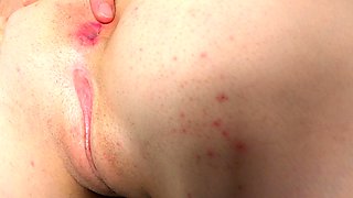 Appetising teen in hardcore doggystyle action