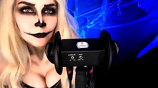 KittyKlaw ASMR Skeleton Licking & Mouth Sounds