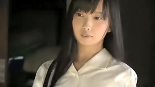 Horny young asian schoolgirl seduces older uncle to fuck her doggy style