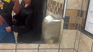 Waffle House POV Public Bathroom Fuck with Jasper and Nicole