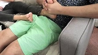 Stella Liberty - Your Secret Fetish footjob over pants