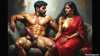 Indian desi aunty sex with her stepson