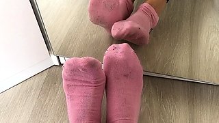 Lesbian foot fetish AD BS
