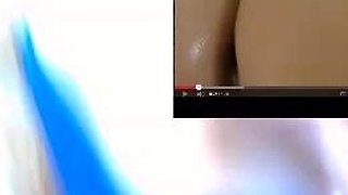 Cumshot amateur MILF suck and jerks dude in the bedroom