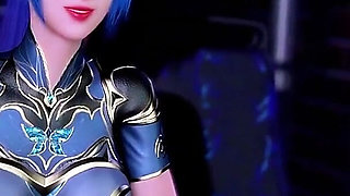 The Pixel Temptress: Big Boobs Awaken - 3D Animation Hentai