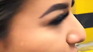 Colombian Blonde Petite Shows Me Around Town and We Have Public Sex in the Car - Brian Evansx