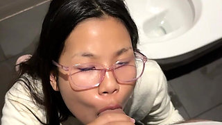 I Sucked Him in Public Restroom and He Came in My Mouth, I Swallowed Everything