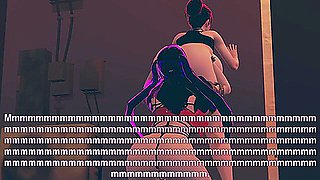 3d Lesbian-game Animation Between Dominant Woman And Submissive Girl