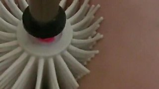 Tits Bondage and Orgasm From Anal with Toilet Brush