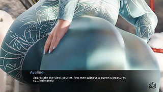 Sexy Blonde Queen with Giant Boobs Titty Fucked by a Messenger Boy and Facialized