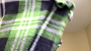 Big Boobed Blonde Masturbates With A Dildo In The Bathroom