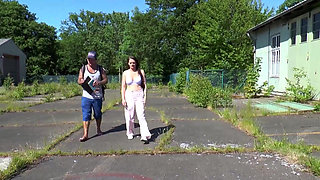 Adrienne Kiss wild outdoor sex!