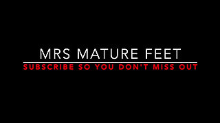 Mrs Mature Feet wishing the Scotland Team well 477
