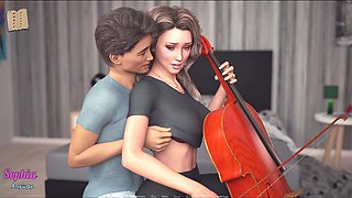 Steamy tales featuring a hot blonde in a 3D visual novel