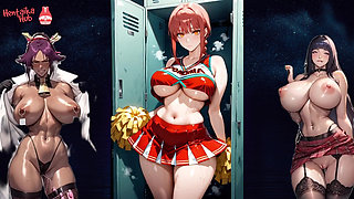 2d hentai compilation with dirty bitch Makima