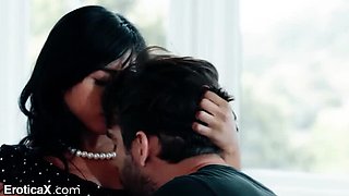 Naughty Asian Widow Seduces Brother-In-Law in Steamy Kitchen Fuck - Logan Pierce & Ember Snow