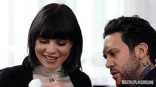 Gabbie Carter's Office Seduction Ignites Latina Passion Play