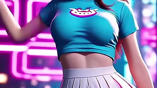 D.Va's Flirty Dance (Insomniac Records - Saturday Love)  Overwatch  3D Erotic Animation