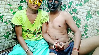 Village desi girl experiences her first rough anal with Hindi audio