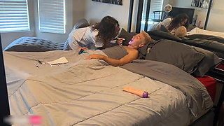 Naughty Nurse Knows How to Make a Man Feel Better When He's Sick