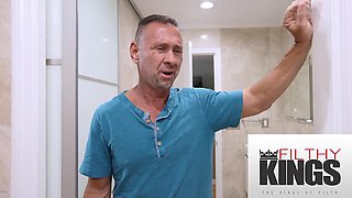 FILTHY KINGS - Big Tittied Mamacita Latina Sucks Cock In The Shower  Gets Fucked Hard: Porn