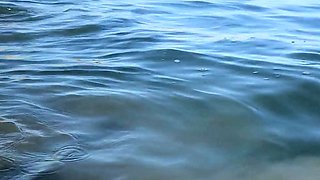 Massive juggs brunette fatty strips and jerks solo