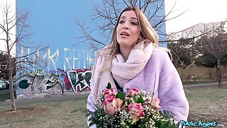 Blowjob video with sensuous Max Dior and Marica Chanelle from Public Agent