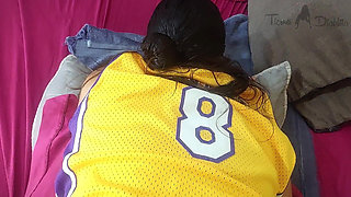 The Basketball Girl Ended up with a Cum Stain on Her Sweater for Getting Fucked Before Her Game