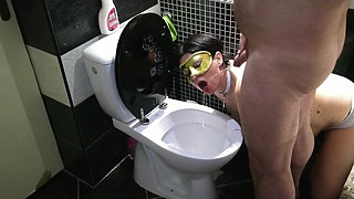 Slave Slut Mouth Served as a Toilet