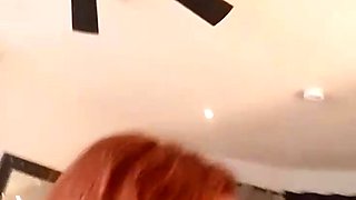 Great Big Boobs On Masturbating Redhead
