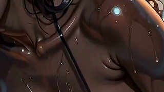 Stressed Boss Gets His Cock Wet in the Sunset Infinity Pool with Ebony Bikini Babe [ai Generated]