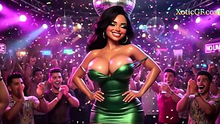 Gorgeous Babe gets Caught in a Crazy Night Club (AI Porn)