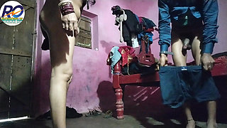 Desi Village Bhabhi's Full Nude Sex in Canoe Style and Sucking Cock by Putting It in the Mouth and Making It Hot