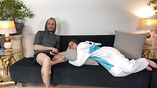 I Can't Get to Sleep, so I Ask My Roommate to Exercise with Me.