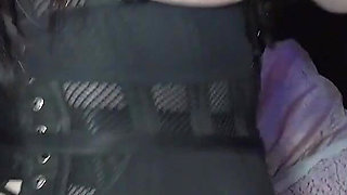 Shiny Black Pvc Outfit and Toy Play